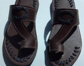 etsy mens leather sandals