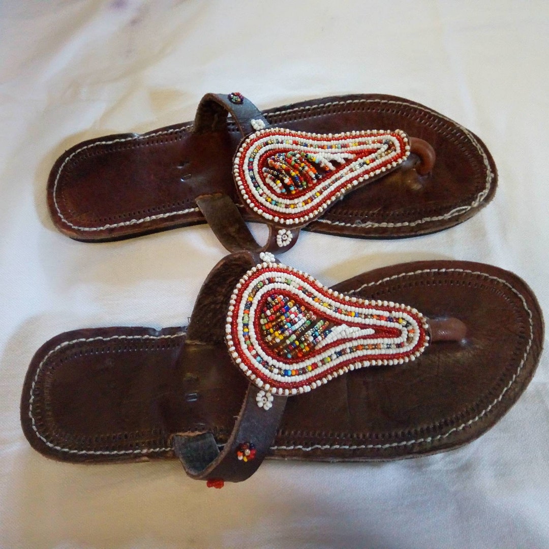 African Sandalsmaasai Sandalshandmade Sandals African - Etsy