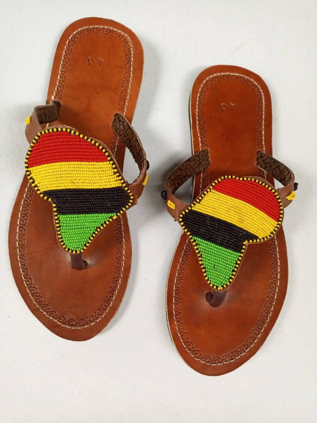 bohemian beaded sandals