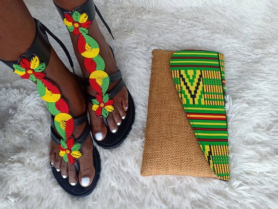 Rasta shop leather sandals