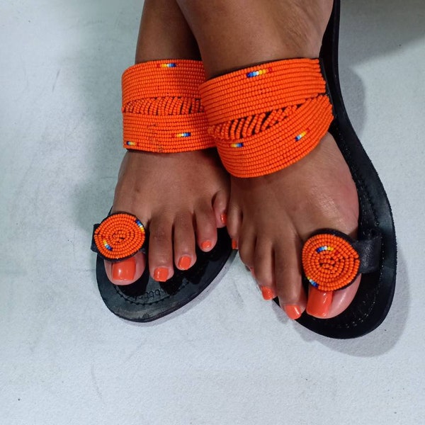 beaded sandals