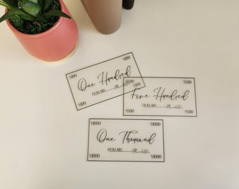 A7 Cash Envelope Place Holder