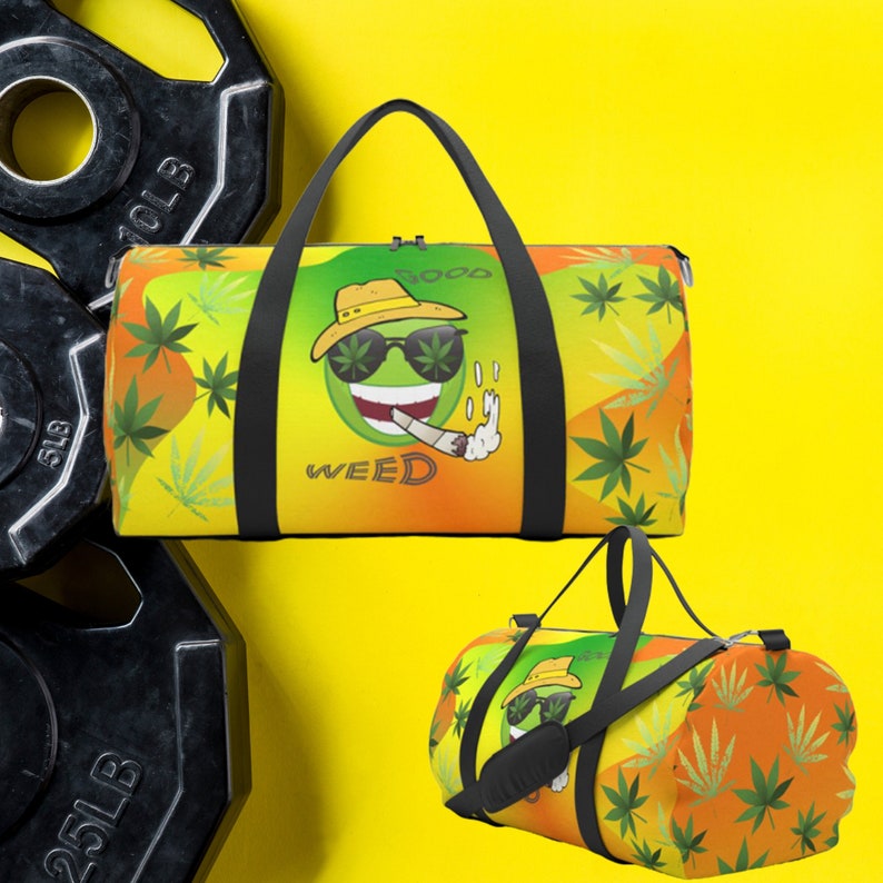 Weed Duffel Bag Duffle Bag Duffel Bags Sports Gym Bag Etsy
