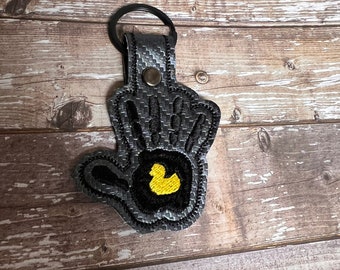 Duck wave key fob