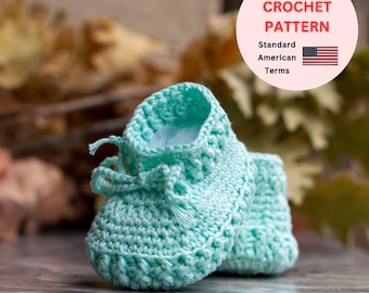 Crochet Baby Booties Pattern: PDF Slipper Pattern and Video Tutorial
