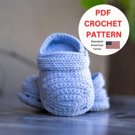 PDF Crochet shoe pattern, baby sandals PATTERN, baby slipper pattern, crochet bootie pattern plus video tutorial