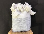 Moroccan pom pom blanket 100 cotton