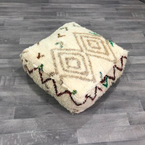 Pouf ottoman sale 18 inches high