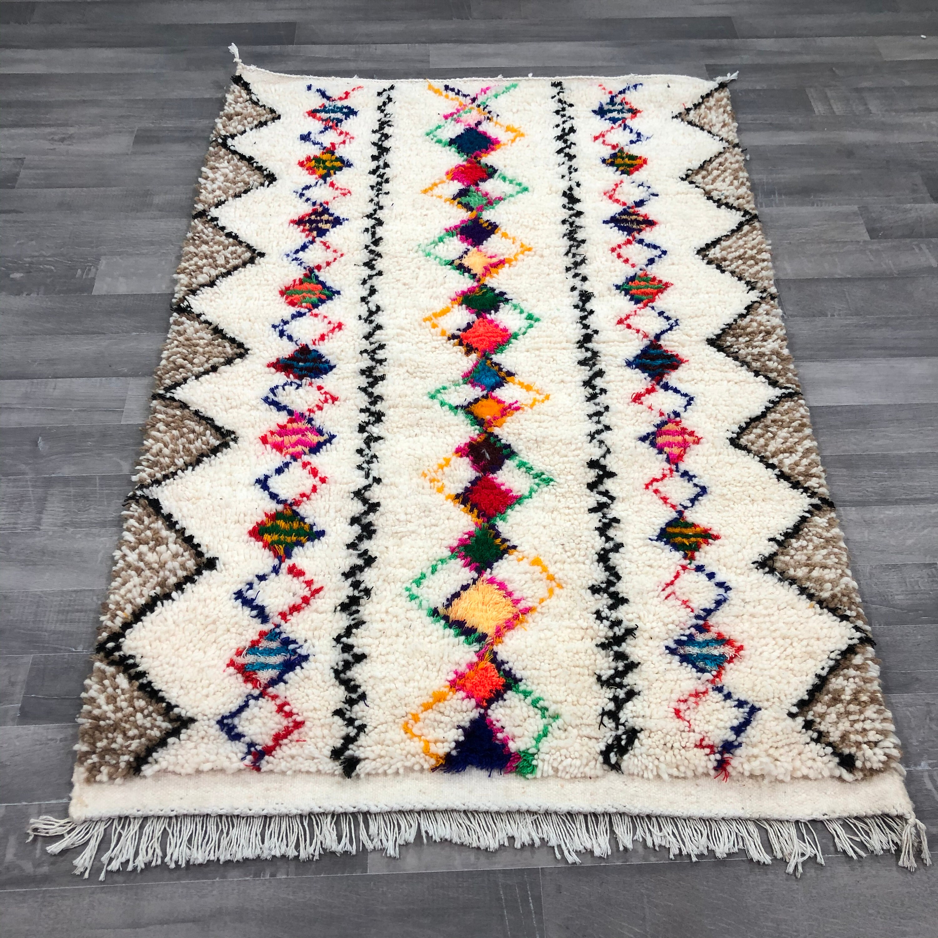 Authentic azilal carpet Moroccan rug Moroccan Wool Berber Etsy