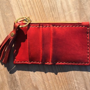 Porta carte in pelle