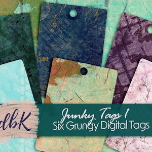 Art Journals Mixed Media, Collage Tags, Junk Journal Tags, Digital Scrapbooking Tags, mix media junk journal, Art Journal Supplies, Grunge