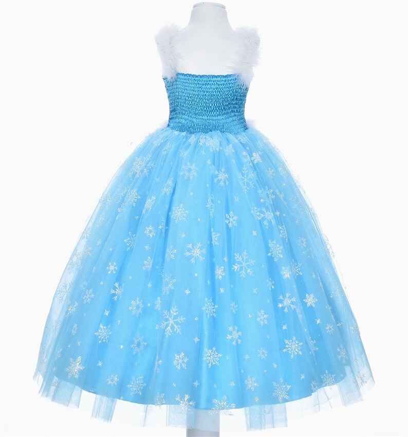 Frozen Elsa Inspired Dress Elsa Tutu Toddler Girl Handmade Etsy