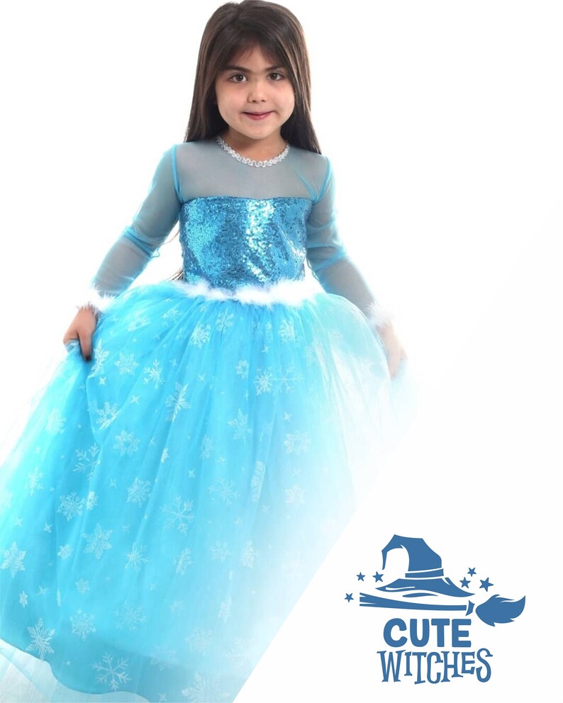 Frozen Elsa Inspired Dress Elsa Tutu Toddler Girl Handmade Etsy