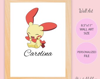 Pokemon Wall Art Pokemon Wall Decor Printable Pokemon Decor Etsy