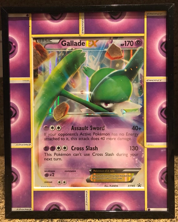 Extra Large Gallade Pokemon Card Etsy