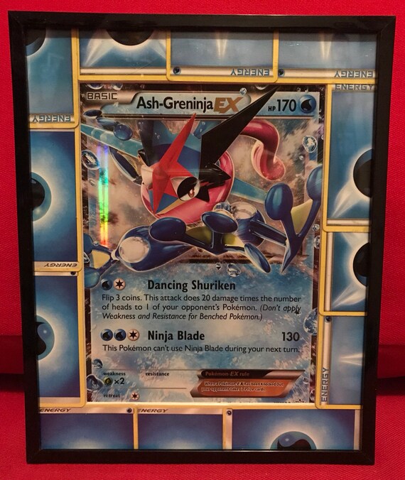 Pokemon Frame Custom Frame with Energy Cards Etsy
