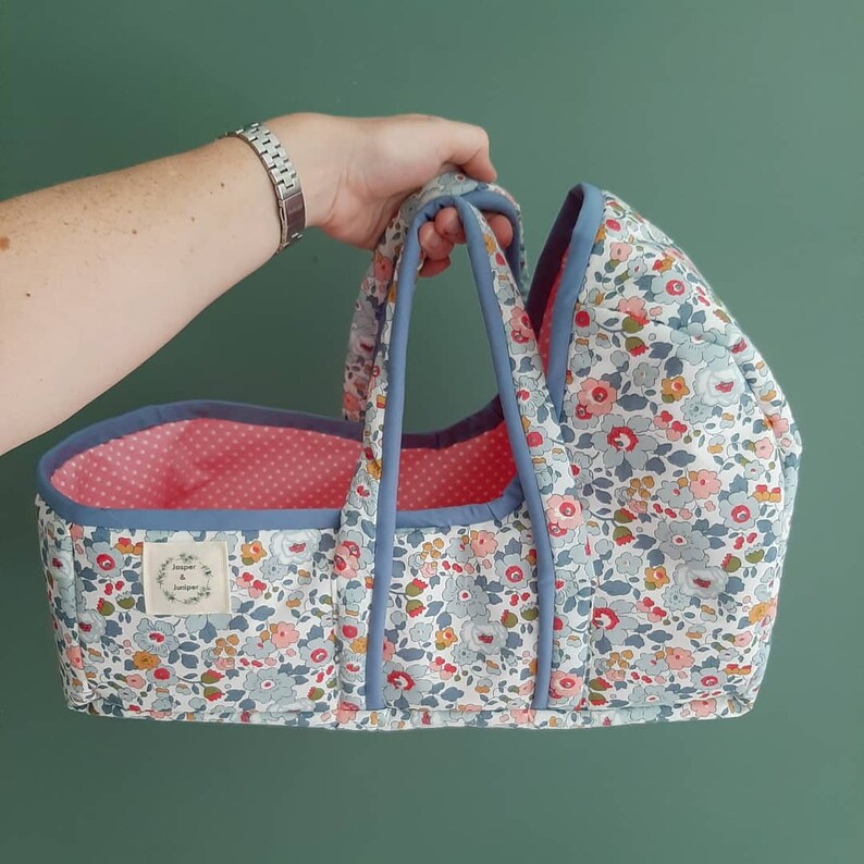 Dolls Carry Cot With Mattress Etsy