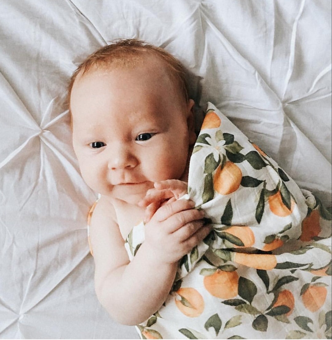 Organic Muslin Swaddle Blanket Etsy UK