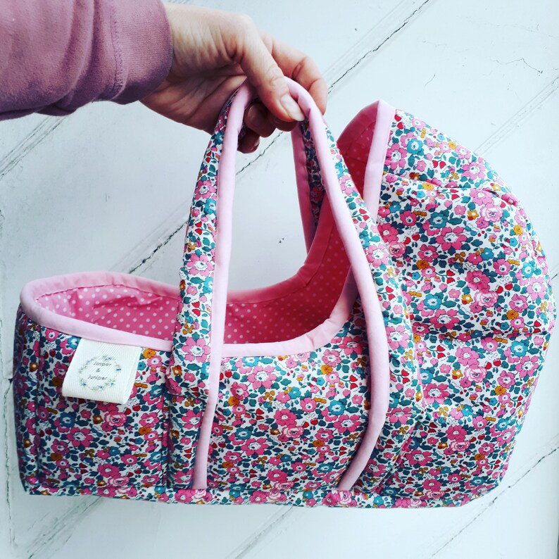 Dolls Carry Cot With Mattress Etsy