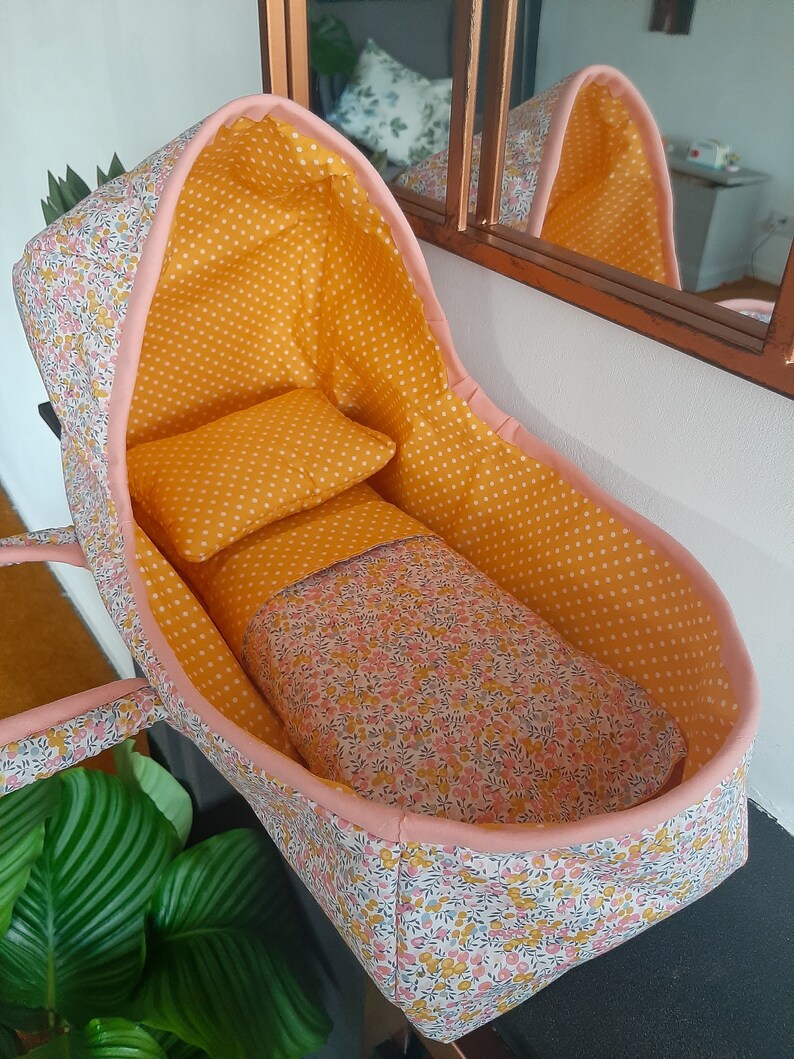 Dolls Carry Cot With Mattress Etsy