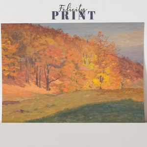 Fall Leaves Print | Fall Foliage FINE ART PRINT | Hello Autumn Landscape
