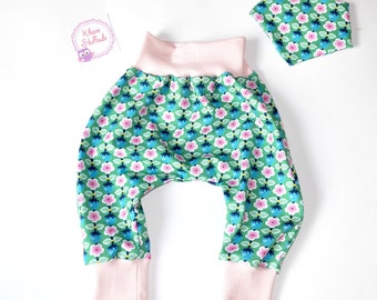 Baby Top und Hose 62//68 für Sommer,türkis u rosa,mit Melonen Motiv