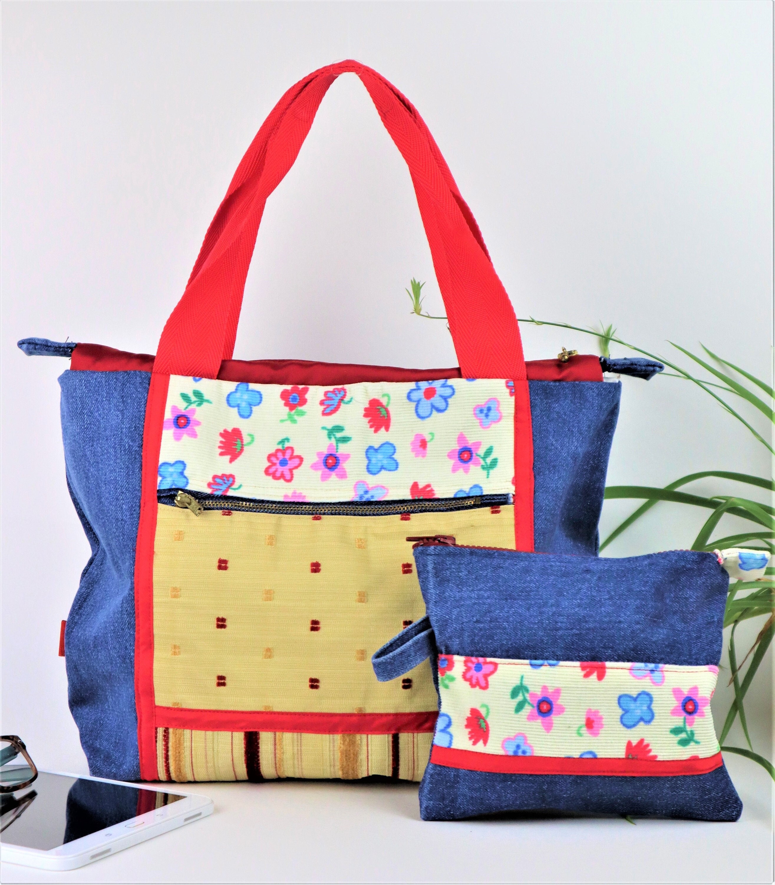 Tote bag di tela per le donne borsa tote bag con cerniera tela borsa a  tracolla per ufficio, viaggi, scuola (A03-kaki) : .it: Moda