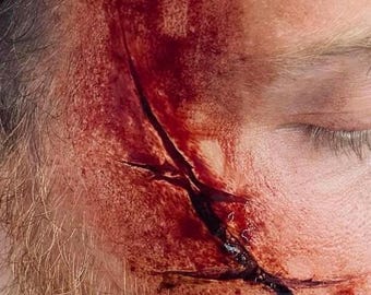 Realistic SFX Scar Prosthetics Set | Fresh & Healed Silicone Wound