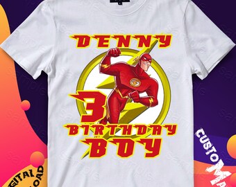 the flash birthday shirt