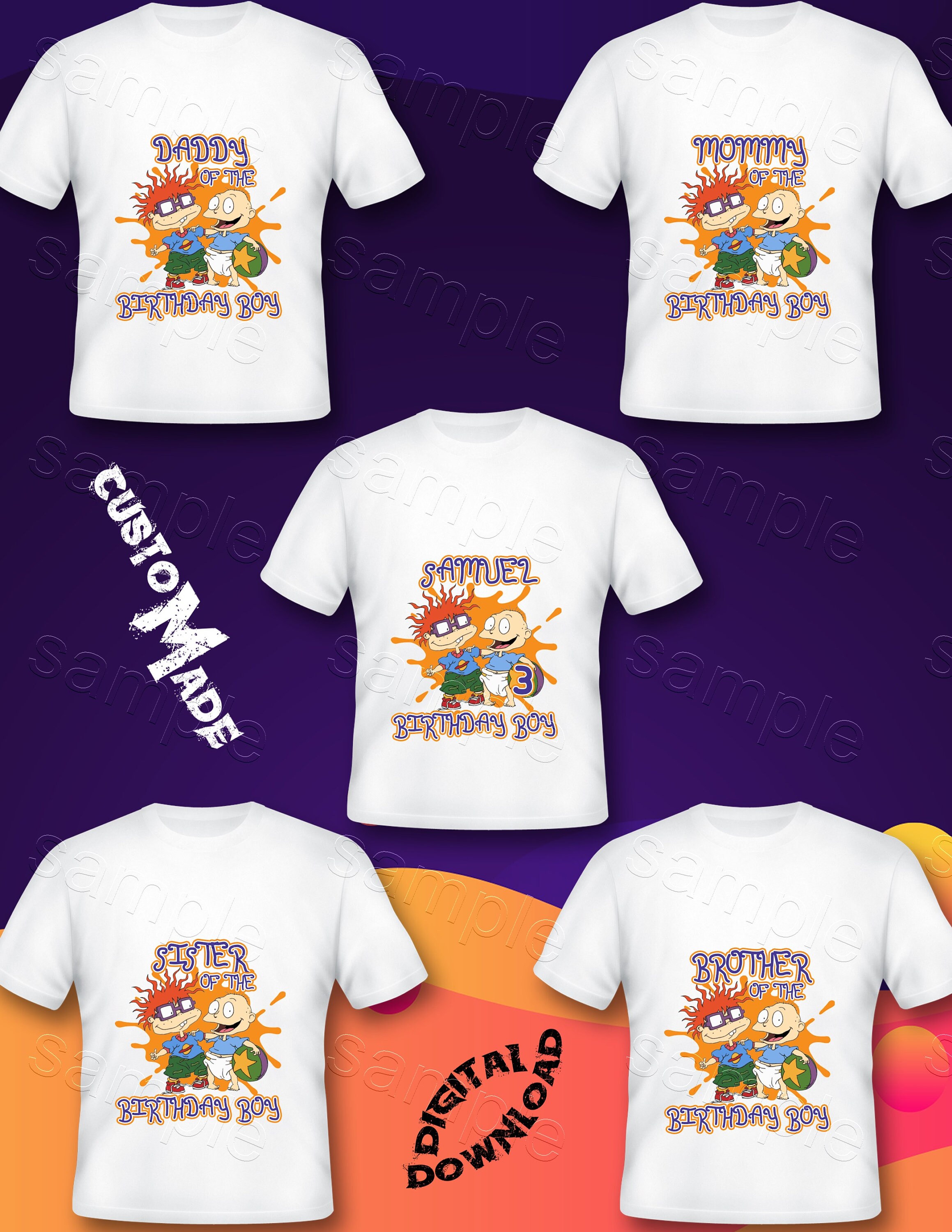 Rugrats Family Iron on Transfer Rugrats 