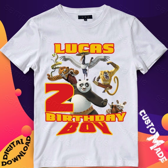 Kung Fu Panda Iron On Transfer Kung Fu Panda Birthday Shirt Etsy