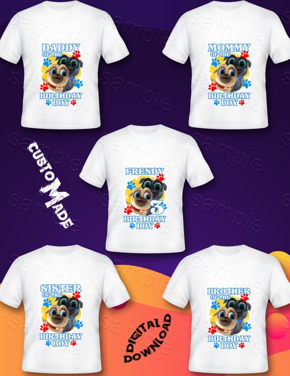 puppy dog pals birthday shirt