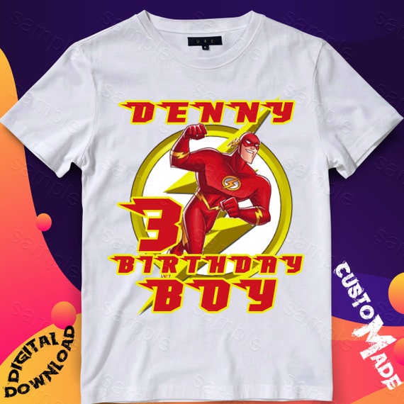 The Flash Iron On Transfer The Flash Birthday Shirt The Etsy - roblox black flash shirt