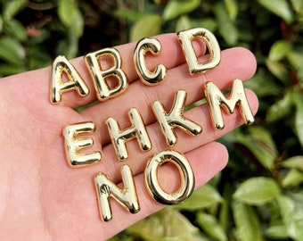 Bubble Letter Pendant,18K Gold Filled Personalized Balloon Pendant,Fat Alphabet Initial Pendant Necklace,Jewelry Accessories,Gift for her