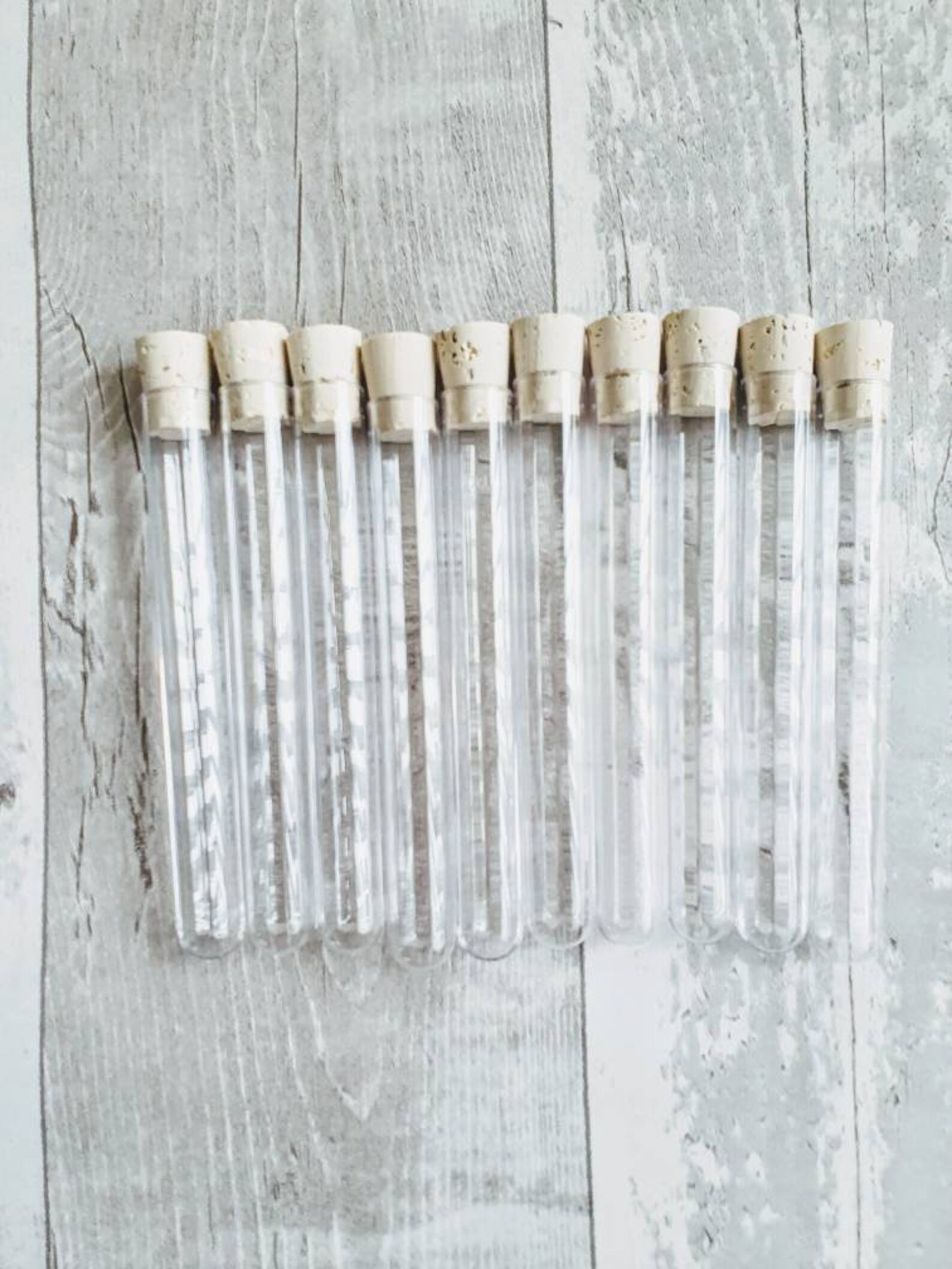 10/20 Clear Plastic Test Tubes With Cork 143x17mm Test Tube Etsy UK