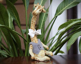 Jirafa de peluche grande, juguete de peluche, jirafa de peluche, jirafa de peluche grande, peluche vintage, jirafa de peluche de artista, juguete coleccionable, jirafa de peluche, animales de peluche