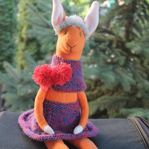 Llama toy llama Happy llama Cute alpaca Inti Big Alpaca toy Handmade Alpaca Fur Plush Stuffed Animal llama Plush toy animal alpaca sewn toy