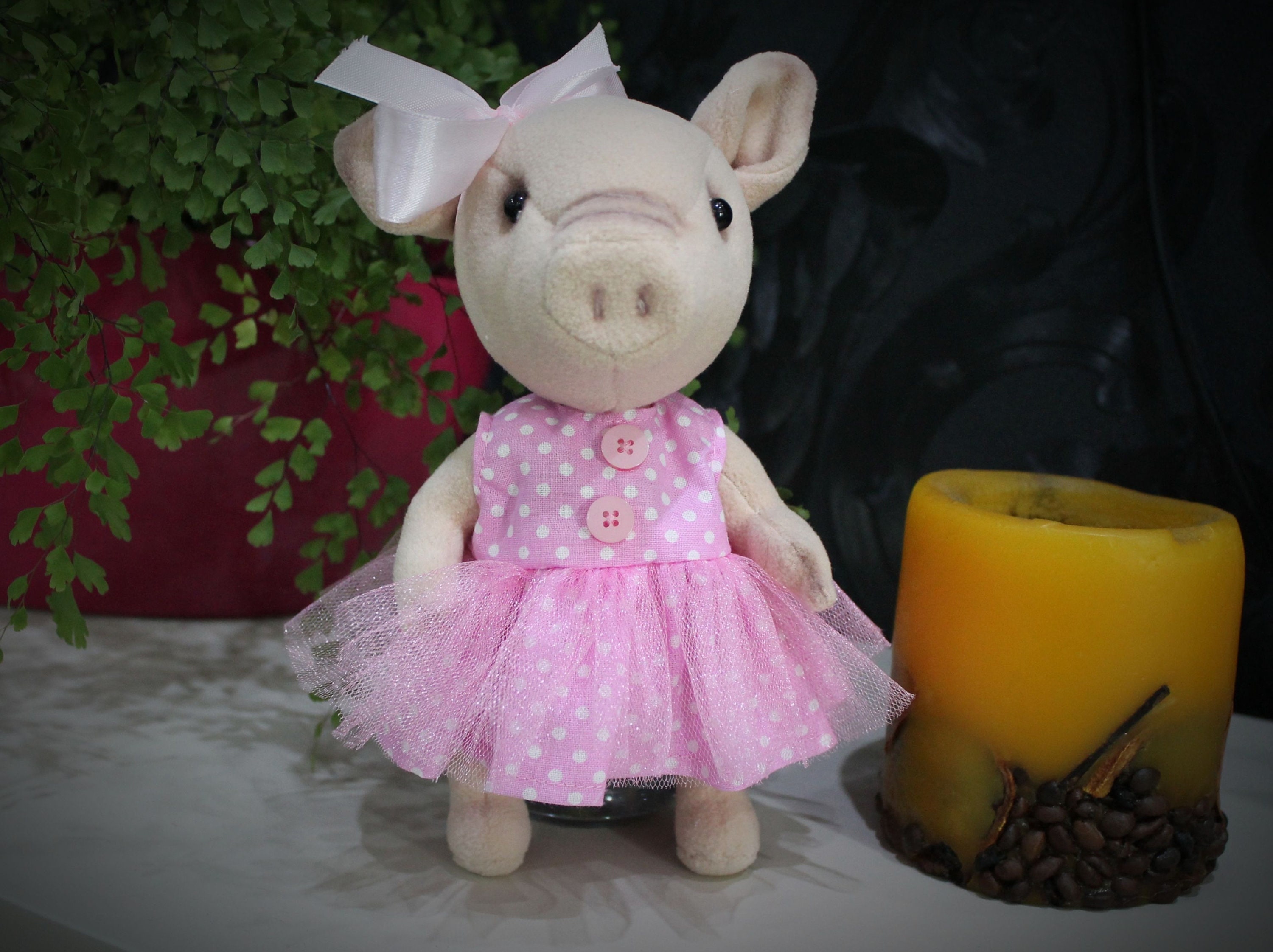 black pig toy