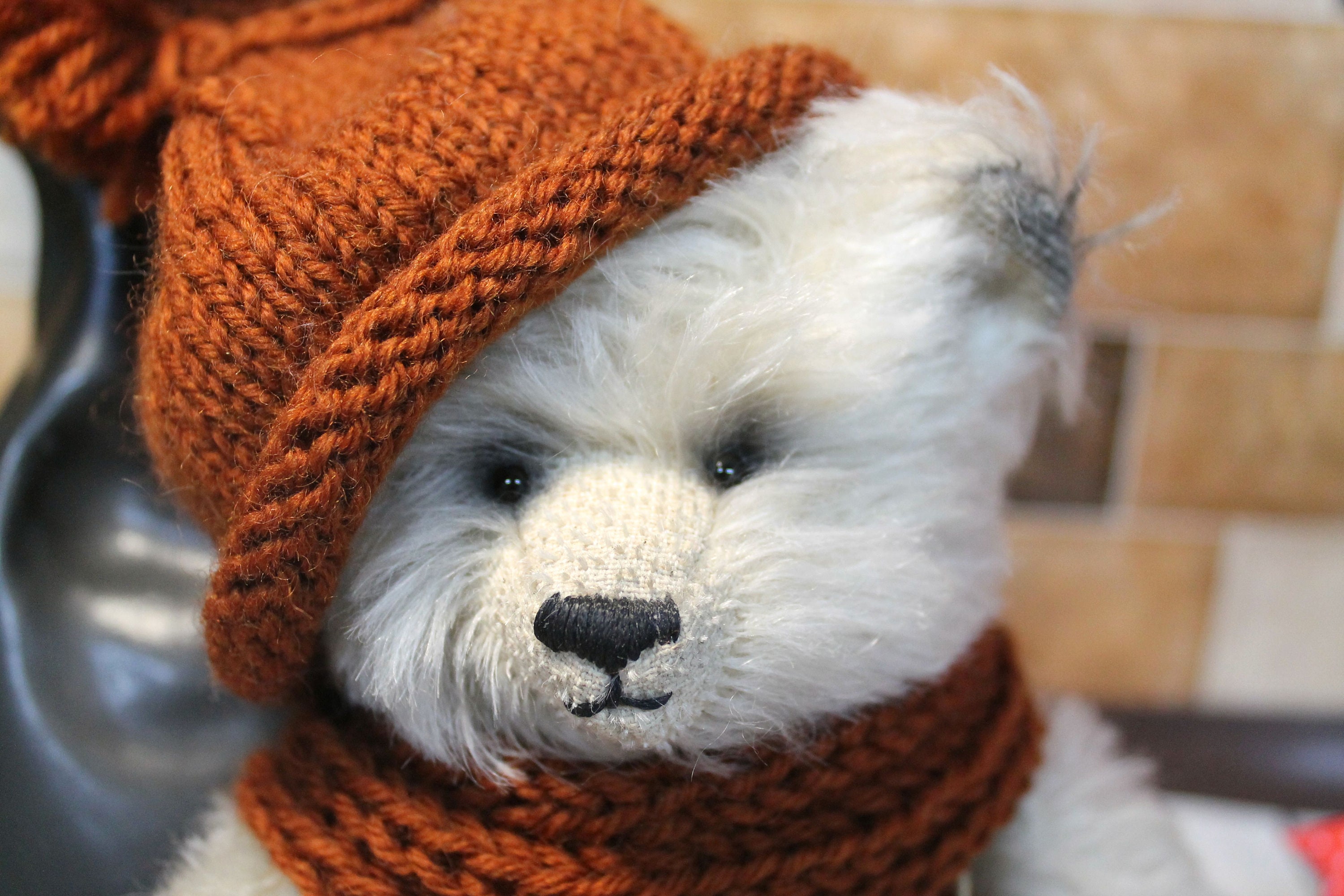 Big Red Teddy Bear Artist Teddy Bear Mohair Teddy Bear Classic Etsy