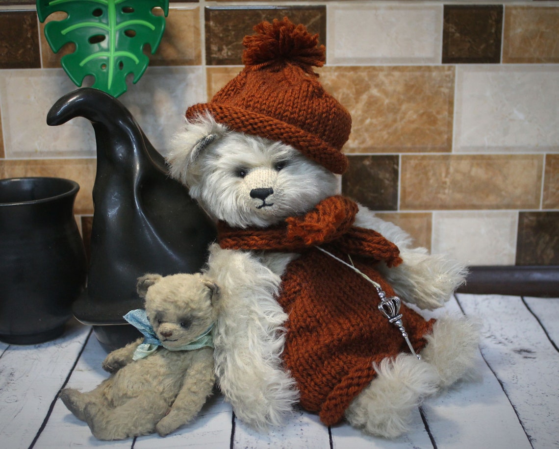 Big Red Teddy Bear Artist Teddy Bear Mohair Teddy Bear Classic Etsy