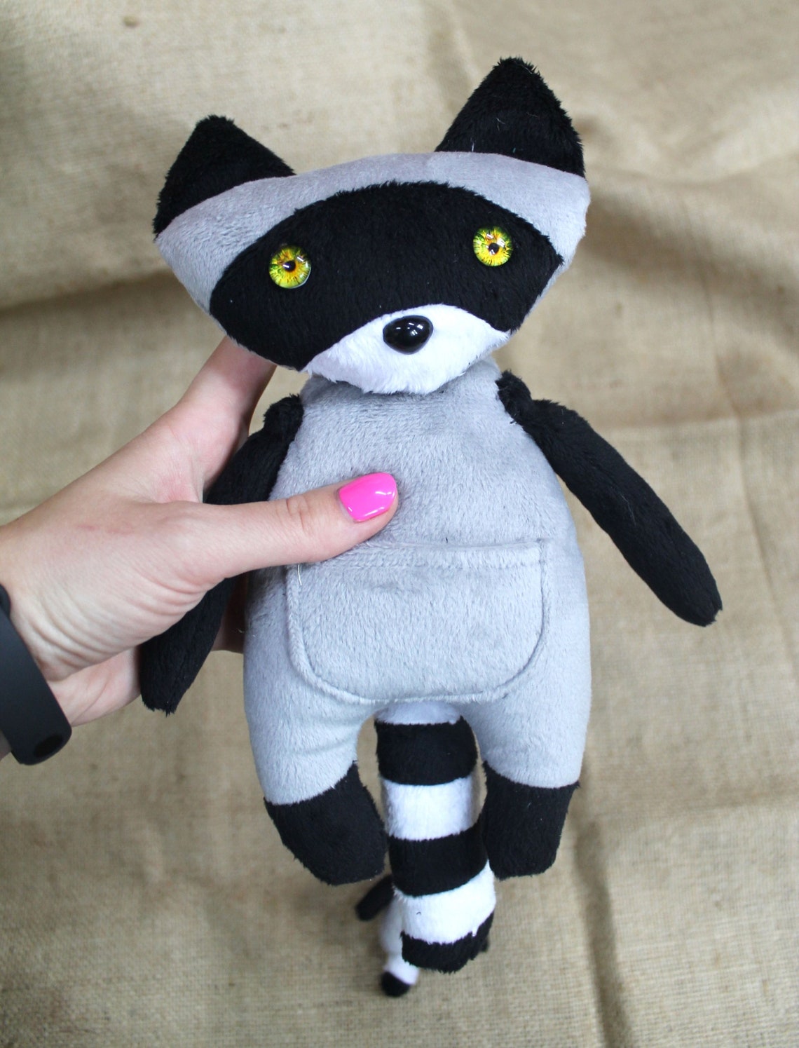 Raccoon Family Plush Toy Raccoon Stuffed Toy Stuffed Raccoon Etsy