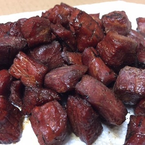 Charlie's Homemade Smoked Beef Jerky Bites  FREE  SHIPPING