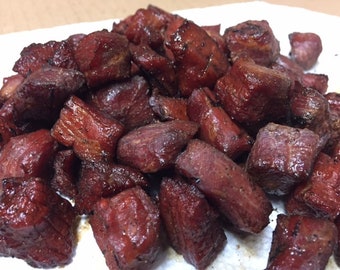 Charlie's Homemade Smoked Beef Jerky Bites  FREE  SHIPPING