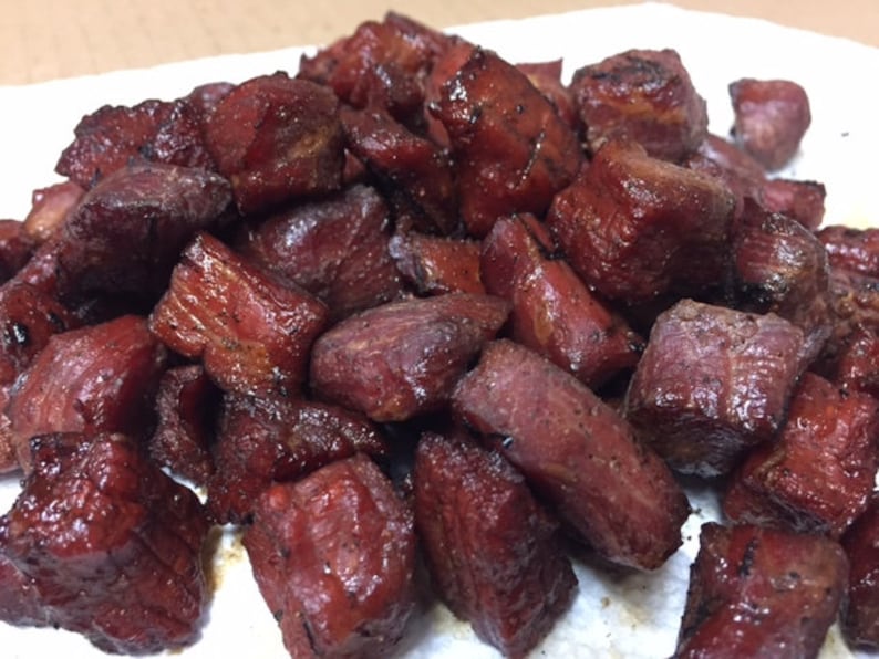 Charlie's Homemade Smoked Beef Jerky Bites  FREE  SHIPPING