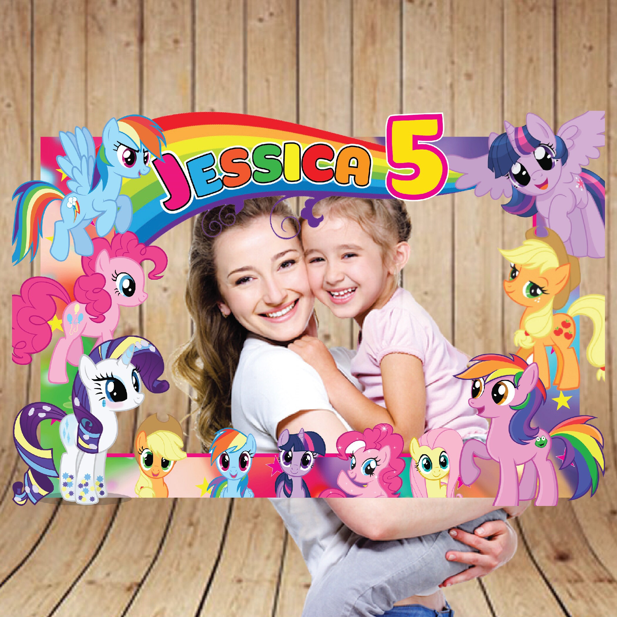 My Little Pony Photo Booth Frame My Little Pony Frame My | Etsy