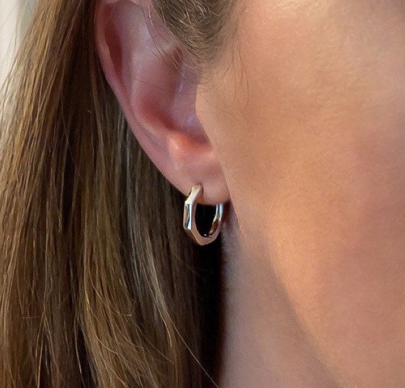 Hexagon Dainty Earrings Hexagon Dainty Earrings
