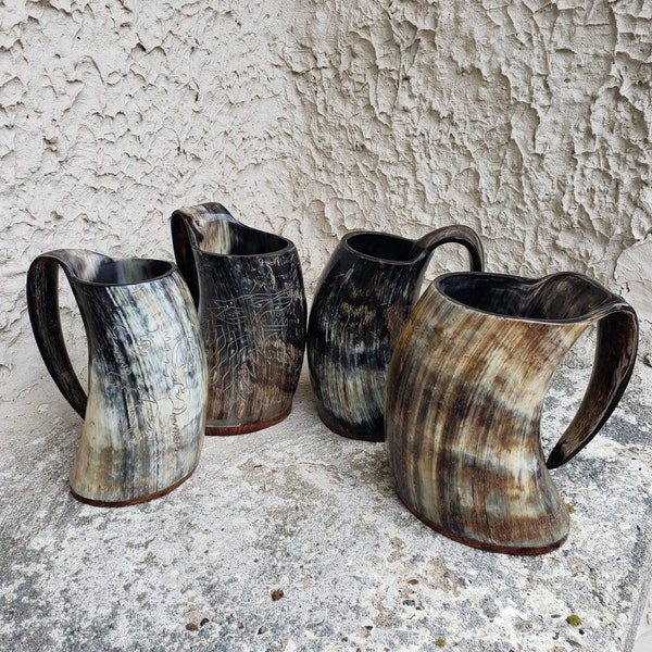 Make Your Own Set Viking Tankand Drinking Horn Mugs