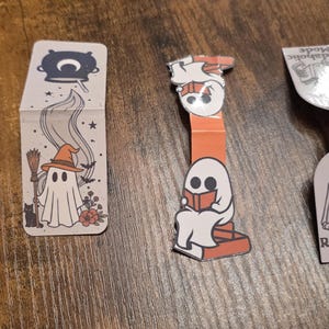 Set of 3 Halloween Bookmarks – Bookish Gift for Readers