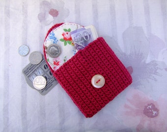 crochet purse / fold purse / coin purse /card purse