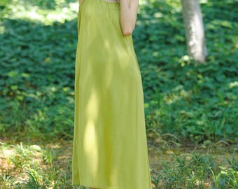 Boho Linen Strappy Dress Women Summer Beach Midaxi sleeveless dress with belt Breathable Cotton Blend Vacation Sundress plus size dress F742